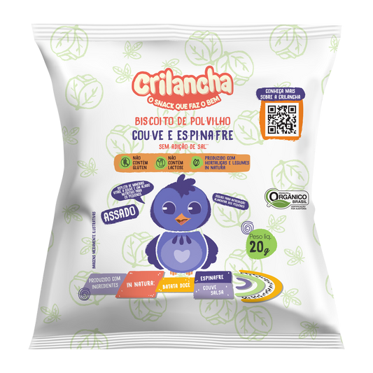 Box Baby (Sem sal) - sabor Couve e espinafre 20g