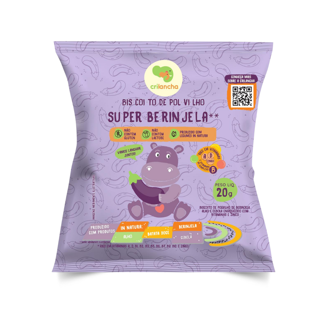 Biscoito de polvilho - Super Beringela 20g