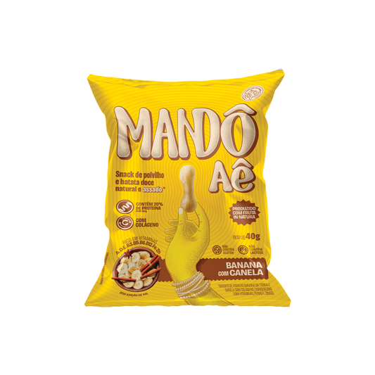Mandô Aê 40g - Banana e canela