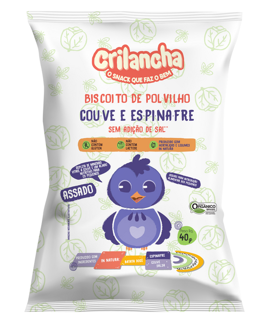 Box Baby (Sem sal) - sabor Couve e espinafre 40g